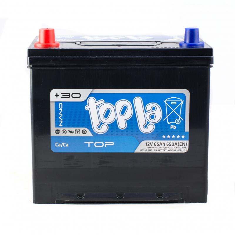 Аккумулятор TOPLA TOP-65, Прямая полярность