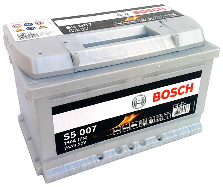 Аккумулятор BOSCH S5-74, Обратная полярность