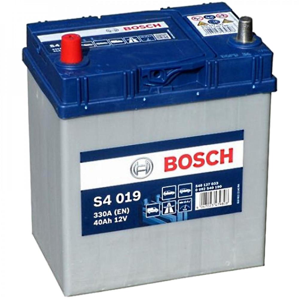 Аккумулятор BOSCH S4-40, Прямая полярность