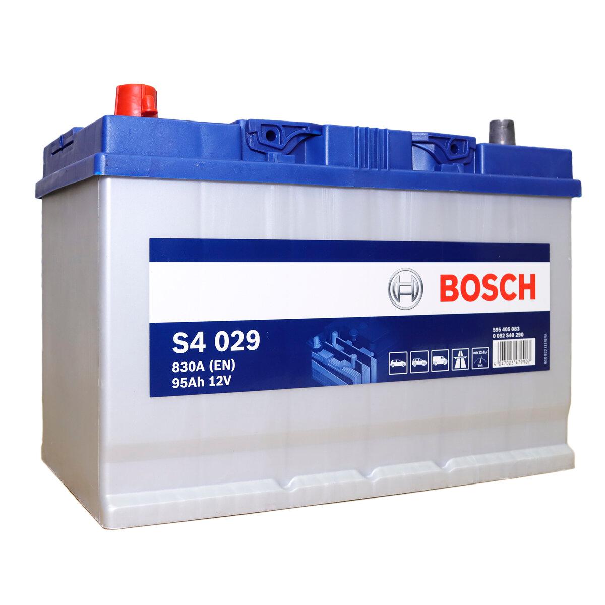 Аккумулятор BOSCH S4-95, Прямая полярность