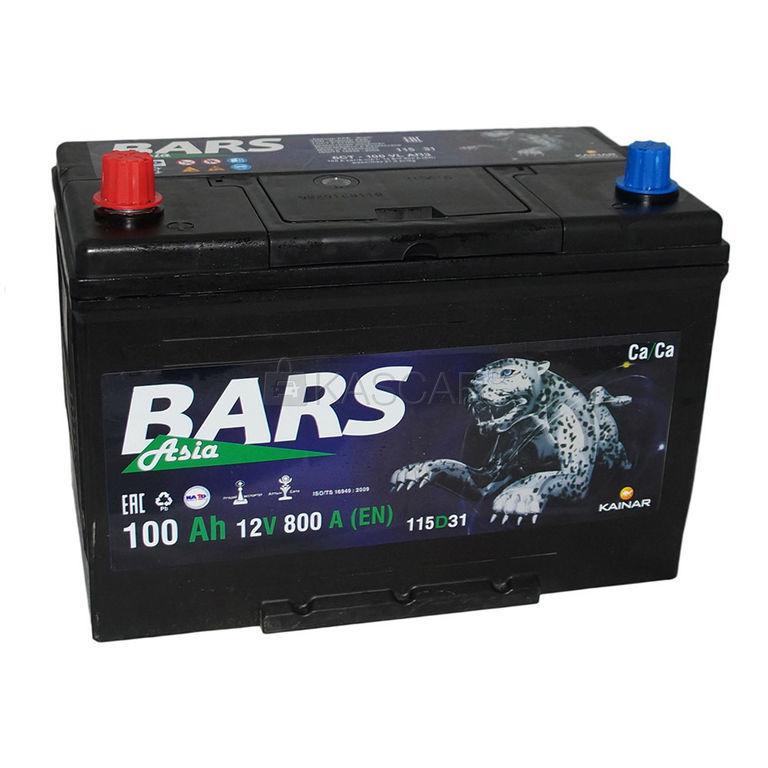 Аккумулятор BARS-100, Прямая полярность