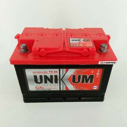 Аккумулятор UNIKUM-75, Обратная полярность