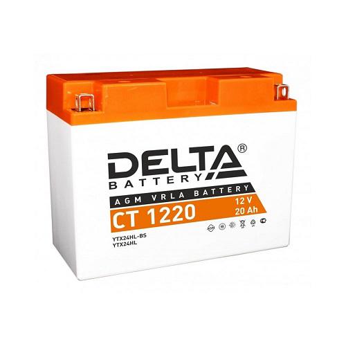 Мото-аккумулятор Delta CT 1220 Y50-N18L-A3, YTX24HL-BS, YTX24HL