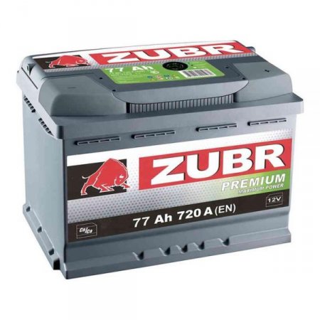 Аккумулятор ZUBR Premium 77 обратная полярность