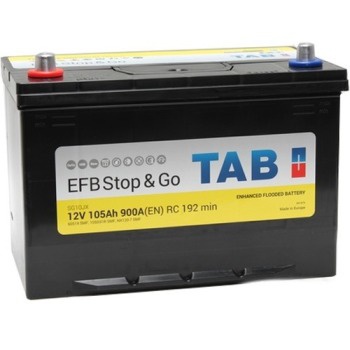 Аккумулятор TAB EFB Stop&Go 105 Jis прямая полярность