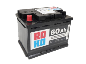 Аккумулятор ROKO 6СТ-60 А/ч прямая полярность, европейский