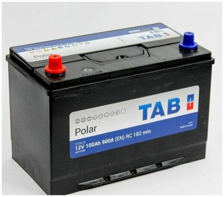 Аккумулятор Tab Polar 100 прямая полярность