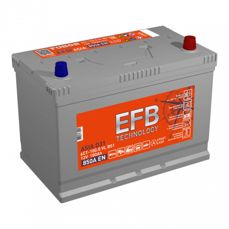 Аккумулятор TUBOR ASIA EFB 6СТ-100.0 VL B01
