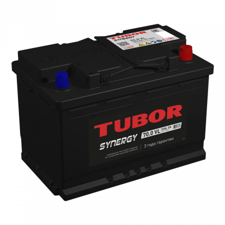 Аккумулятор TUBOR SYNERGY 6СТ-70.0 VL